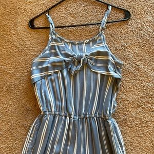 Abercrombie Kids striped jumpsuit!!💙🤍